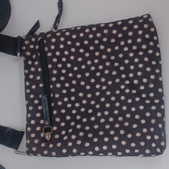 Tyler Rodan multi pocket polka-dot, fabric crossbody bag. - Picture 7 of 11